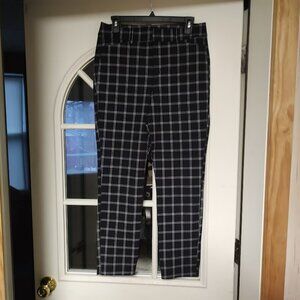 New Old Navy Pixie Black White Checked High Rise Jegging Pants Size Women's 6